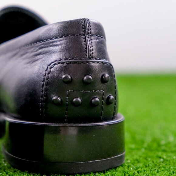$800 TOD\'S - Gommino Leather Black Penny Loafers - US 7.5 (UK 6.5) main image 5